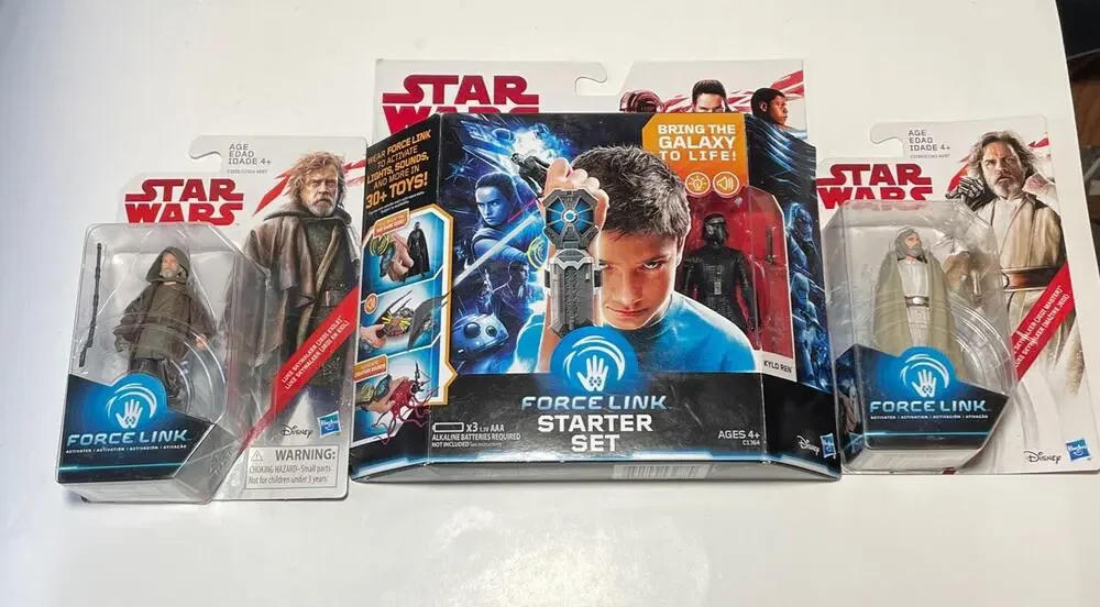 Star Wars Force Link Starter Set Action Figures-Kylo Ren- (2) Luke Skywalkers